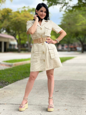 Macia Linen Dress