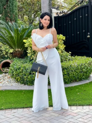 Ediuna White Jumpsuit