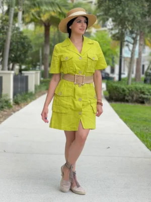 Marcia Oliver Linen Dress
