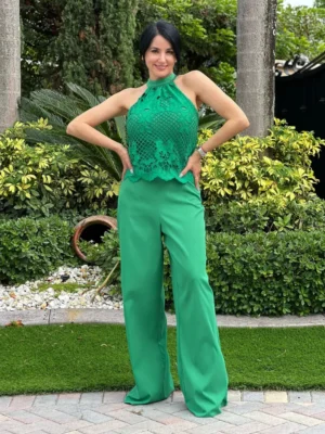Magda Green Jumpsuit