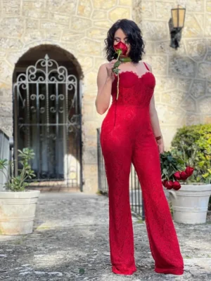 Ivy Red Jumpsuit