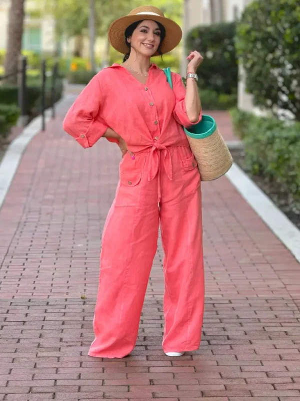 Tamara Linen Blouse