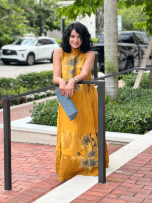 Evelin Linen Dress