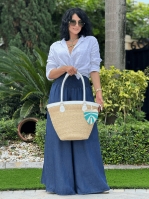 Castalia Dark Jeans Palazzo