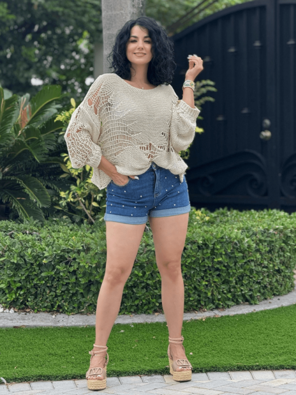 Amon Dark Short Jeans