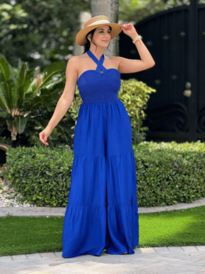 Enzo Solid Jumpsuit