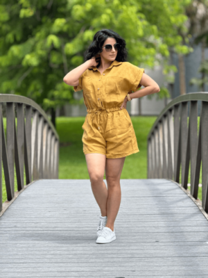 Rebeca Linen Romper