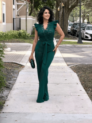 Beencia Green Jumpsuit