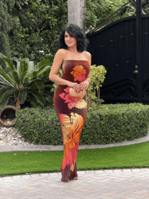 Clau Gold Long Dress