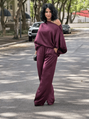 Melania Satin Blouse