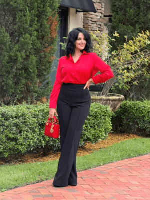 kira Ceda Red Long Shirts