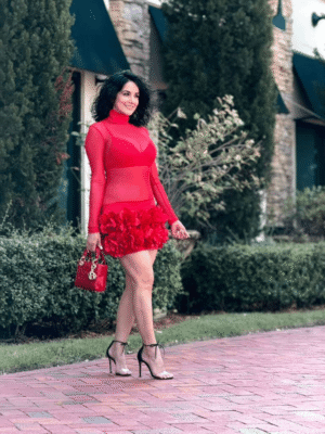 Paris Mini Red Dress