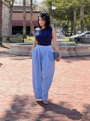 Alira Blue Waist Balloom