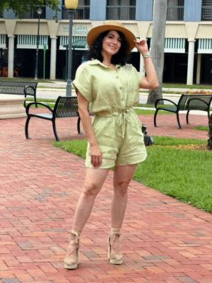 Elly Linen Romper