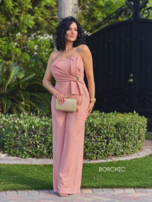 Lorena Pink Jumpsuit