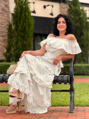 Emilia White Maxi Dress