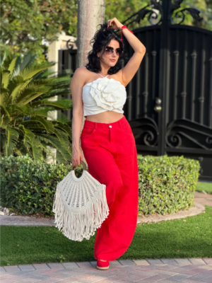 Anny Linen White Pants