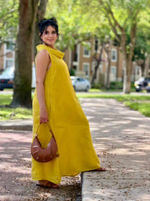 Ellia Linen Maxi Dress