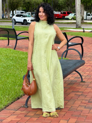 Thalia Linen Dress