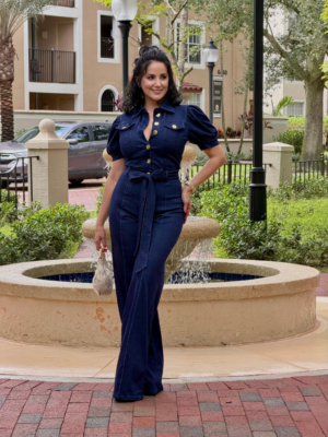 Saenz Denim Jumpsuit